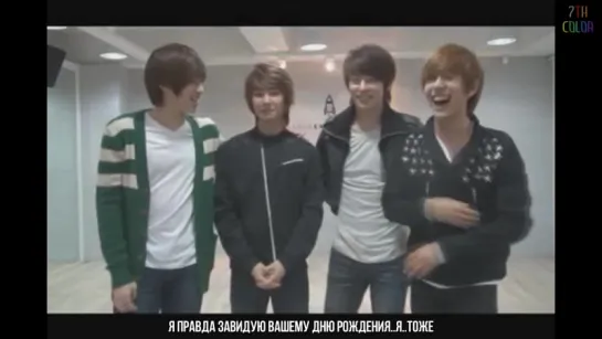 [RUS.SUB] [04.05.2012] BOYFRIEND - Staff Diary Jo Twins Birthday Party!