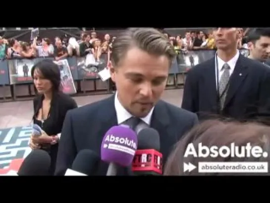 Leonardo DiCaprio interview at the Inception world premiere