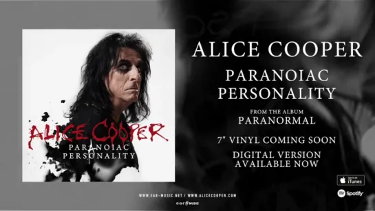 Alice Cooper Paranoiac Personality Official Song from the Album Paranorma