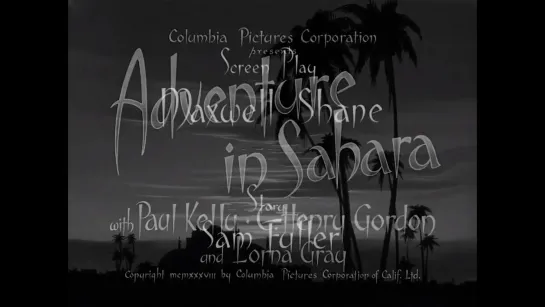 Adventure In Sahara 1938 Adventure Drama in english eng