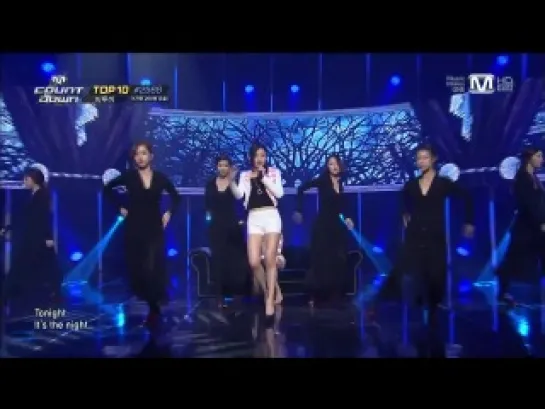 130406 | Sunmi - Full Moon ft. Lena @ M!Countdown