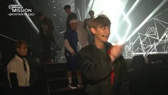 150415 EXO @ MPD Mission M!Countdown Backstage