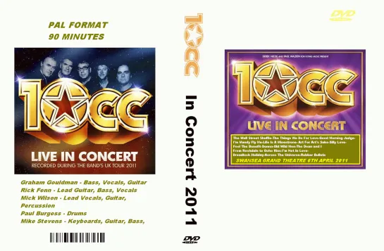 10cc - Swansea, Wales (2011)