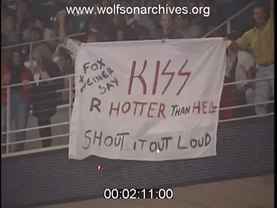 KISS - 1996-09-20 Miami FL - WPLG Raw News Footage First 3 songs