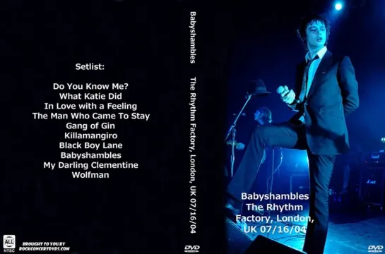 Babyshambles - The Rhythm Factory London, UK (2004)