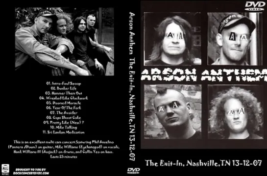 Arson Anthem - The Exit In, Nashville, TN (2007)