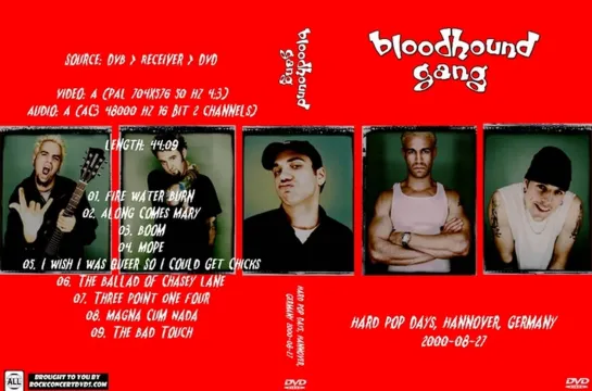 Bloodhound Gang - Hard Pop Days Hannover, GE (2000)