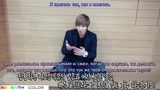 [RUS.SUB][19.02.14] Интервью BOYFRIEND по случаю 1000 дней со дня дебюта|Хёнсон