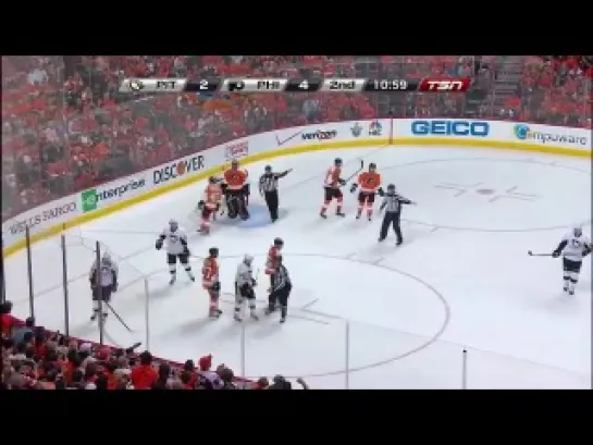 NHL 2011-12 / Stanley Cup / Восток / Round 1 / Матч №3 / Pittsburgh Penguins - Philadelphia Flyers / TSN