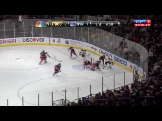 NHL 2011-2012 / RS / Boston Bruins @ New York Rangers / Спорт 1 (02.04.2012)