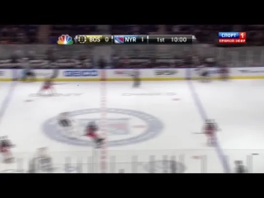 NHL 2011-2012 / RS / Boston Bruins @ New York Rangers / Спорт 1 (02.04.2012)