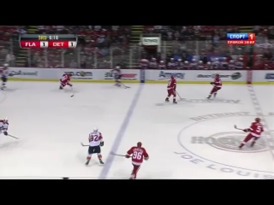 NHL 2011-2012 / RS / Florida Panthers @ Detroit Red Wings / Спорт 1 (01.04.2012)