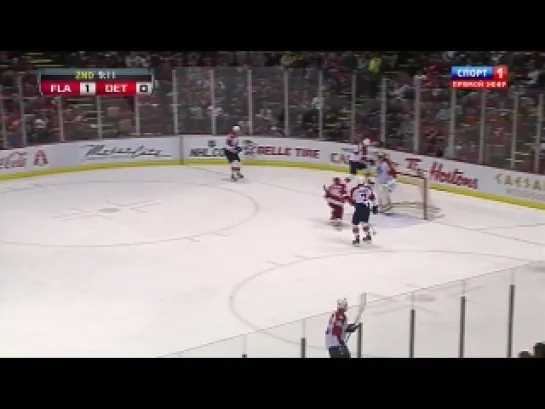 NHL 2011-2012 / RS / Florida Panthers @ Detroit Red Wings / Спорт 1 (01.04.2012)