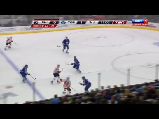 NHL 2011-2012 / RS / Philadelphia Flyers @ Toronto Maple Leafs / Спорт 1 (30.03.2012)