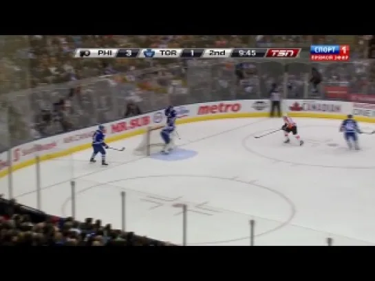 NHL 2011-2012 / RS / Philadelphia Flyers @ Toronto Maple Leafs / Спорт 1 (30.03.2012)