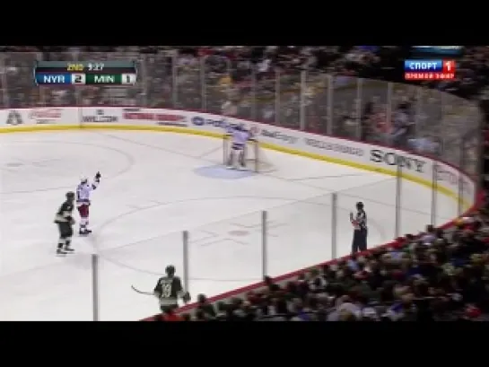 NHL 2011-2012 / RS / New York Rangers @ Minnesota Wild / Спорт 1 (28.03.2012)