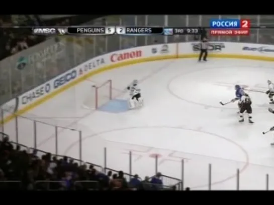 NHL 11/12, RS: Pittsburgh Penguins vs New York Rangers / Россия 2 (15.03.2012)