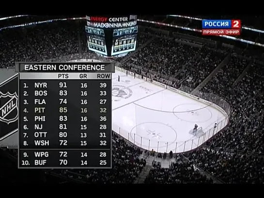 NHL 11/12, RS: Florida Panthers vs Pittsburgh Penguins / Россия 2 (10.03.2012)