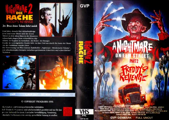 Кошмар на улице Вязов 2: Месть Фредди (Nightmare on Elm Street Part 2: Freddy's Revenge) 1985 год.