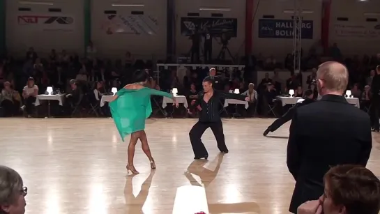 Umberto Gaudino & Louise Heise (DEN). The Danish Latin Championships 2012 (WDSF). Rumba.