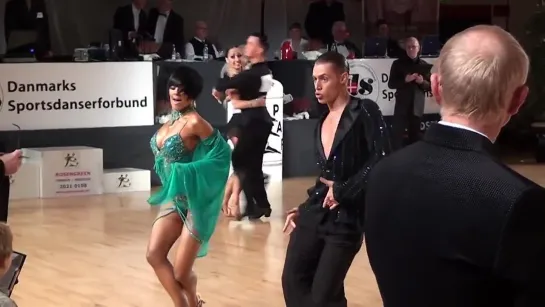 Umberto Gaudino & Louise Heise (DEN). The Danish Latin Championships 2012 (WDSF). Samba.