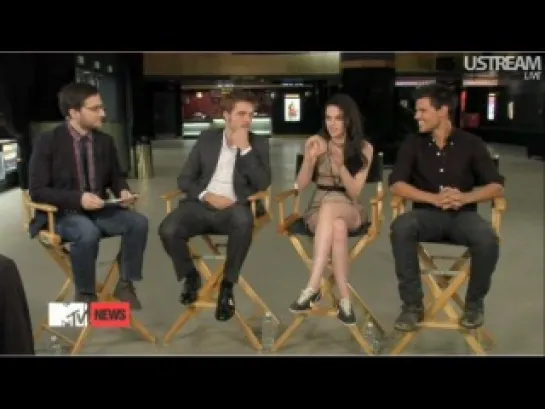 Kristen, Rob and Taylor on MTV First (Part 2) 3.11.2011