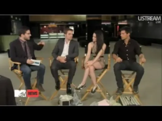 Kristen, Rob and Taylor on MTV First (Part 1) 3.11.2011