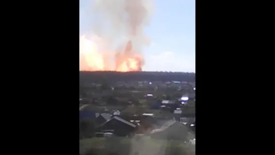 Взрыв газопровода в Октябрьском районе