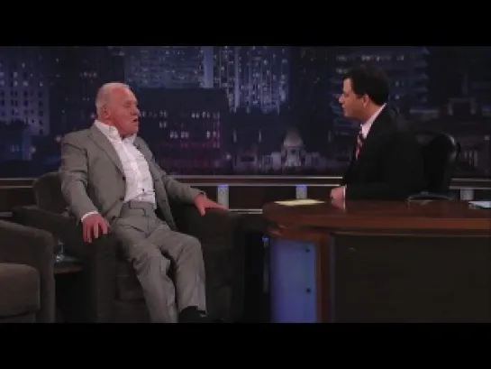 Anthony Hopkins on Jimmy Kimmel Live Part 1