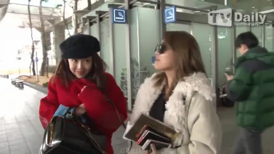 160113 SISTAR @ Incheon International Airport (returning from Shanghai, China)