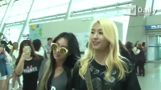 150731 SISTAR @ Incheon Airport Heading to Los Angeles for KCON 2015