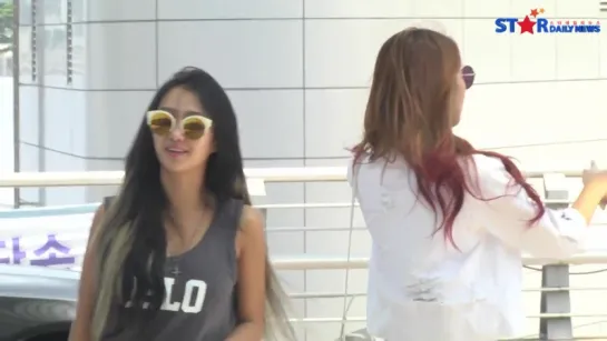 150731  SISTAR @ Incheon Airport Heading to Los Angeles for KCON 2015