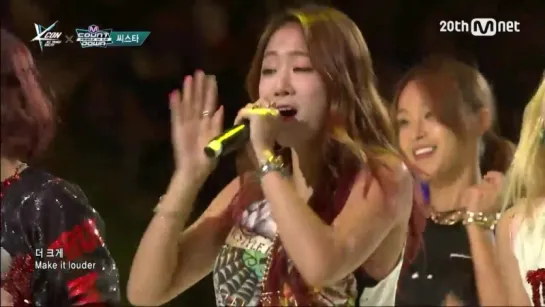 150813 SISTAR - SHAKE IT (쉐이크 잇) @ 엠카운트다운 M! Countdown FEELz in LA