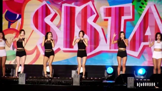 [FANCAM] 160725 SISTAR - Talk, Loving U, Touch My Body  @ Music Core Ulan Summer Festival