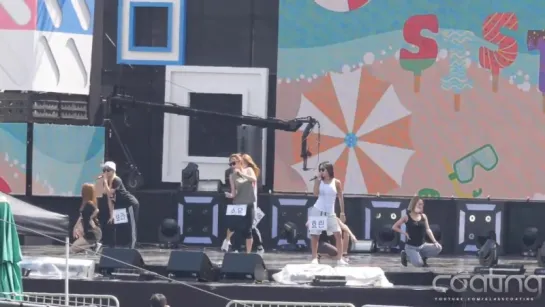 [FANCAM] 150727  SISTAR - Shake It (Rehearsal) @ MBC Music Core Ulsan Summer Festival