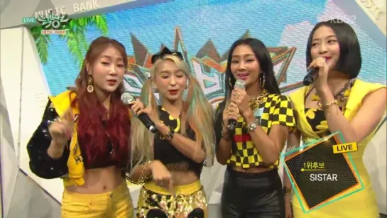 150710  SISTAR  - Interview @ KBS MUSIC BANK