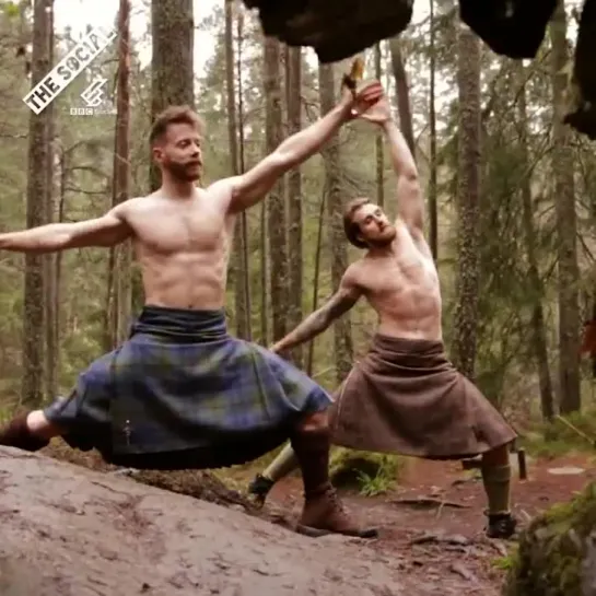 kilted yoga / йога в шотландии