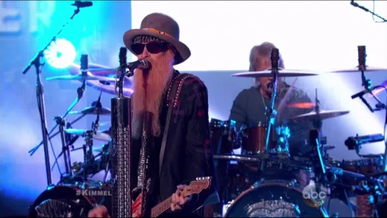 ZZ Top & Weezer - Sharp Dressed Man (Live Jimmy Kimmel Show 02.02.2015)