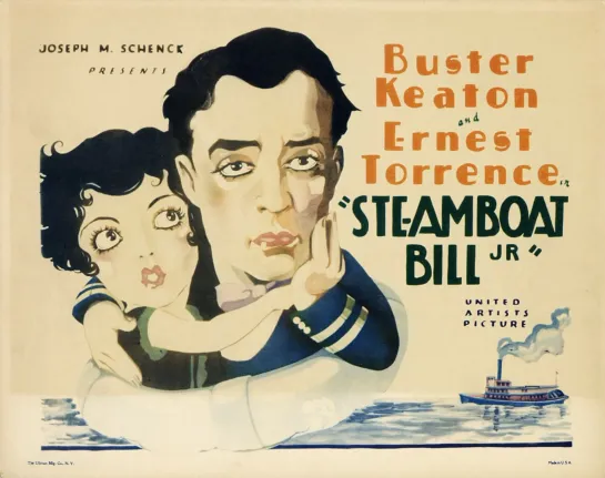 Пароходный Билл (Steamboat Bill, Jr.) (1928) / США. Комедия, Мелодрама.