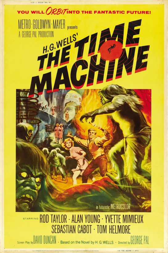 Машина времени (The Time Machine) (1960) / США. Фантастика, Триллер.