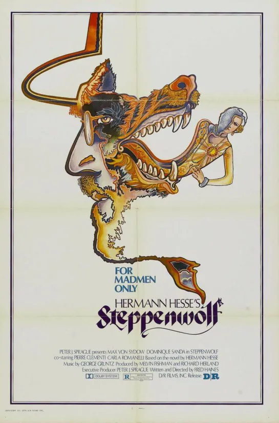 Степной Волк (Steppenwolf) (1974) Франция, Германия, США Драма