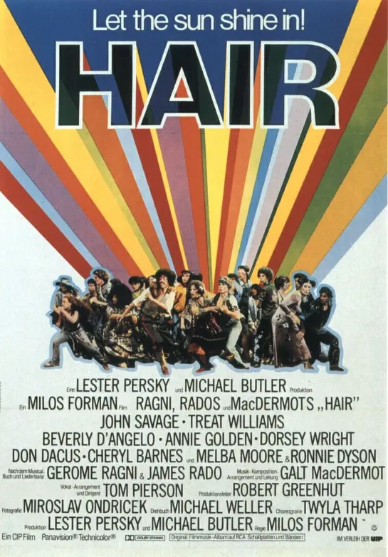 Волосы (Hair) (1979)  США  Драма, Комедия, Мюзикл