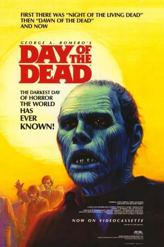 День мертвецов (Day Of The Dead) (1985) / США. Драма, Ужасы.