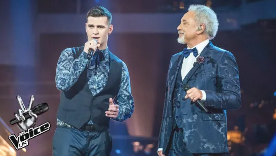 Tom Jones and Mike Ward - Green, Green Grass Of Home (The Voice UK 2013)