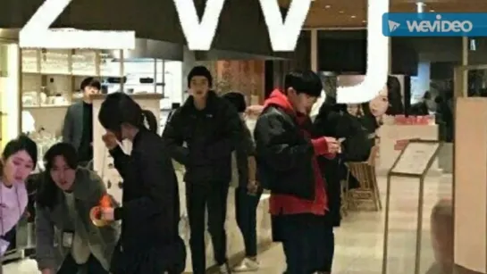 180202 Sehun в Sum Cafe