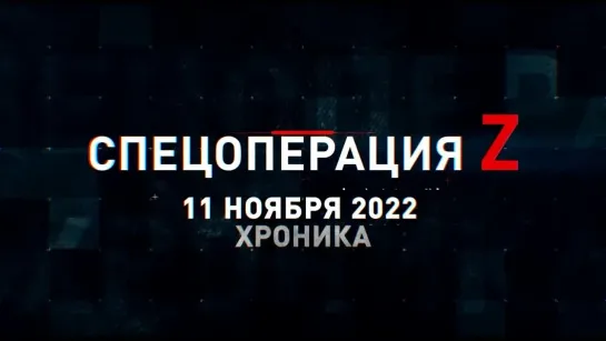 Спецоперация Z хроника главных военных событий 11 ноября