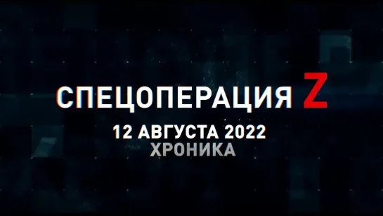 Спецоперация Z хроника главных военных событий 12 августа