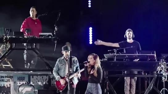 Linkin Park “Waiting For The End“ LIVE feat  SIDNEY SIEROTA of Echosmith