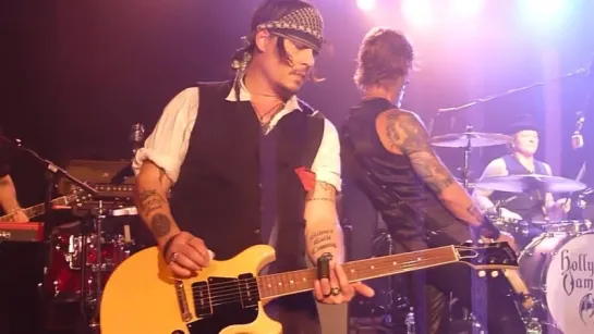 HOLLYWOOD VAMPIRES Whole Lotta Love Roxy Theatre West Hollywood CA Johnny Depp 9_16_15 Ke$ha