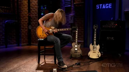 Richie Faulkner's guitar solo on EMGtv